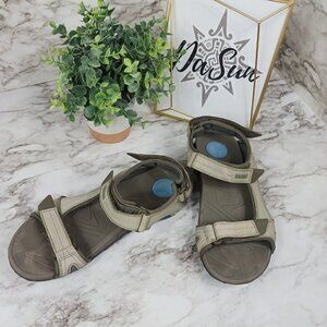 VIONIC sport sandal strappy men's size 11 grey adjustable straps